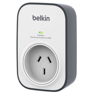 BELKIN 1 OUTLET SURGE PROTECTOR WITH 2 USB PORTS